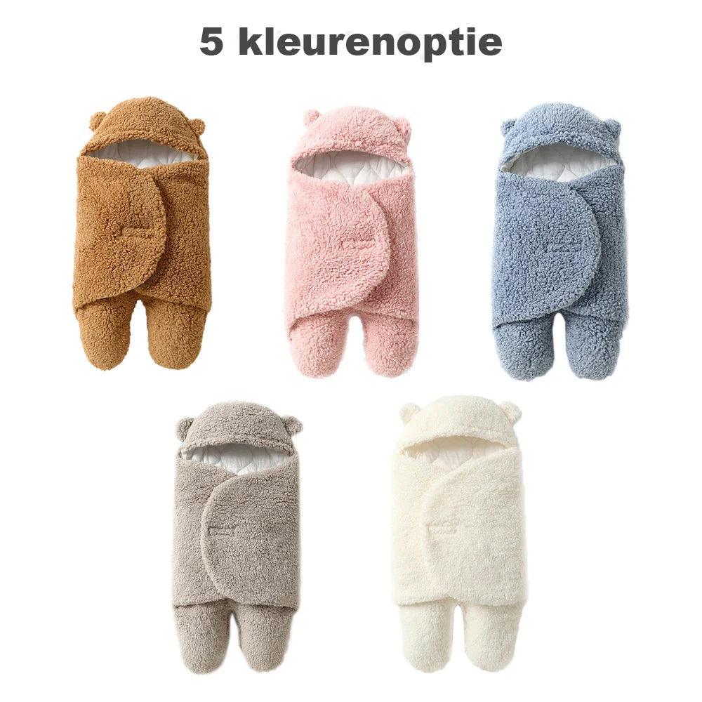 Fluffy Beren wikkeldeken | Warme en knusse baby slaapzak