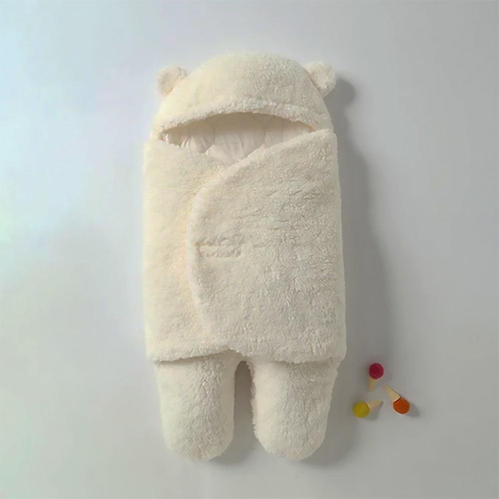 Fluffy Beren wikkeldeken | Warme en knusse baby slaapzak