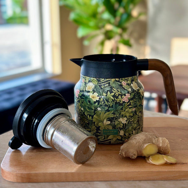 FlowBrew™ | Theepot met Zeef & 6 Uur Warmhoudfunctie – Nooit meer lauwe thee