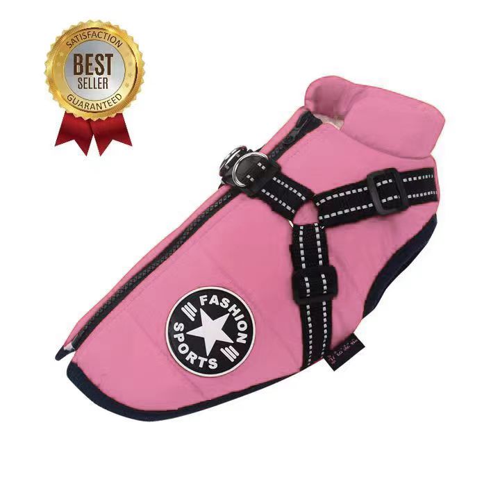 WoofGuard - Waterdichte winterjas met geïntegreerd harnas [Laatste dag korting]