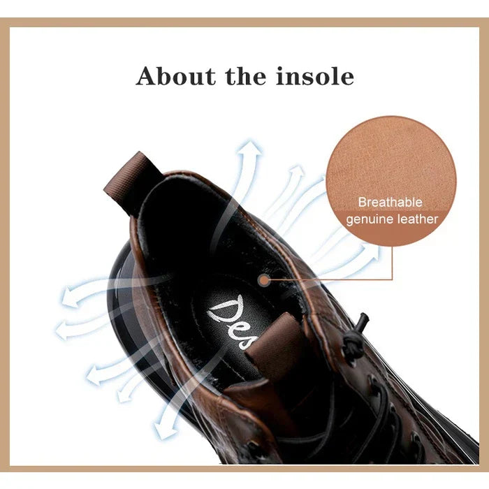 LeisureEase™ - Leren Sneakers Voor Heren!