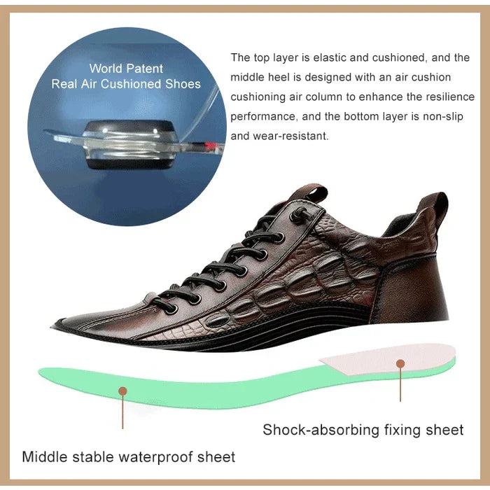 LeisureEase™ - Leren Sneakers Voor Heren!