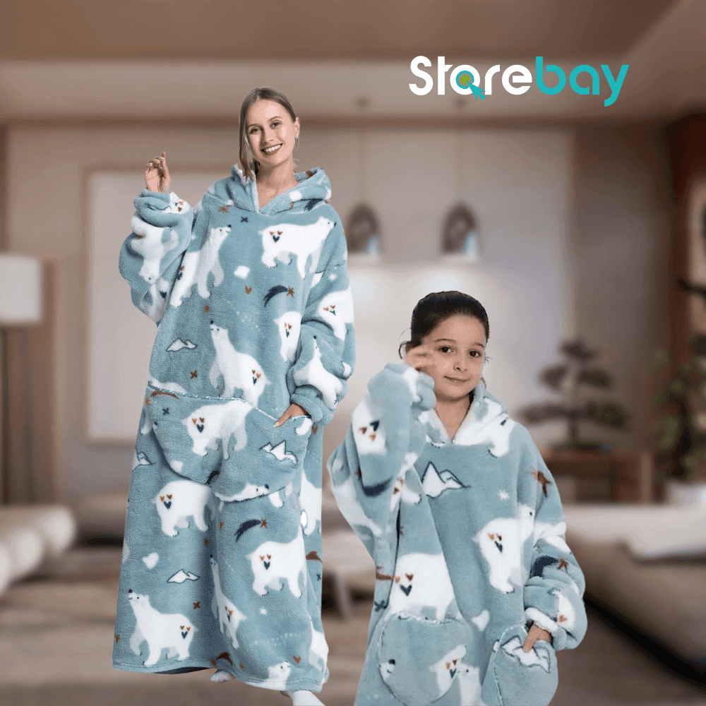 Shoodie | Oversized Hoodie Deken voor het hele gezin