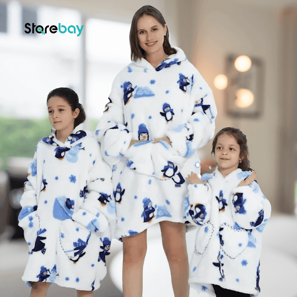 Shoodie | Oversized Hoodie Deken voor het hele gezin