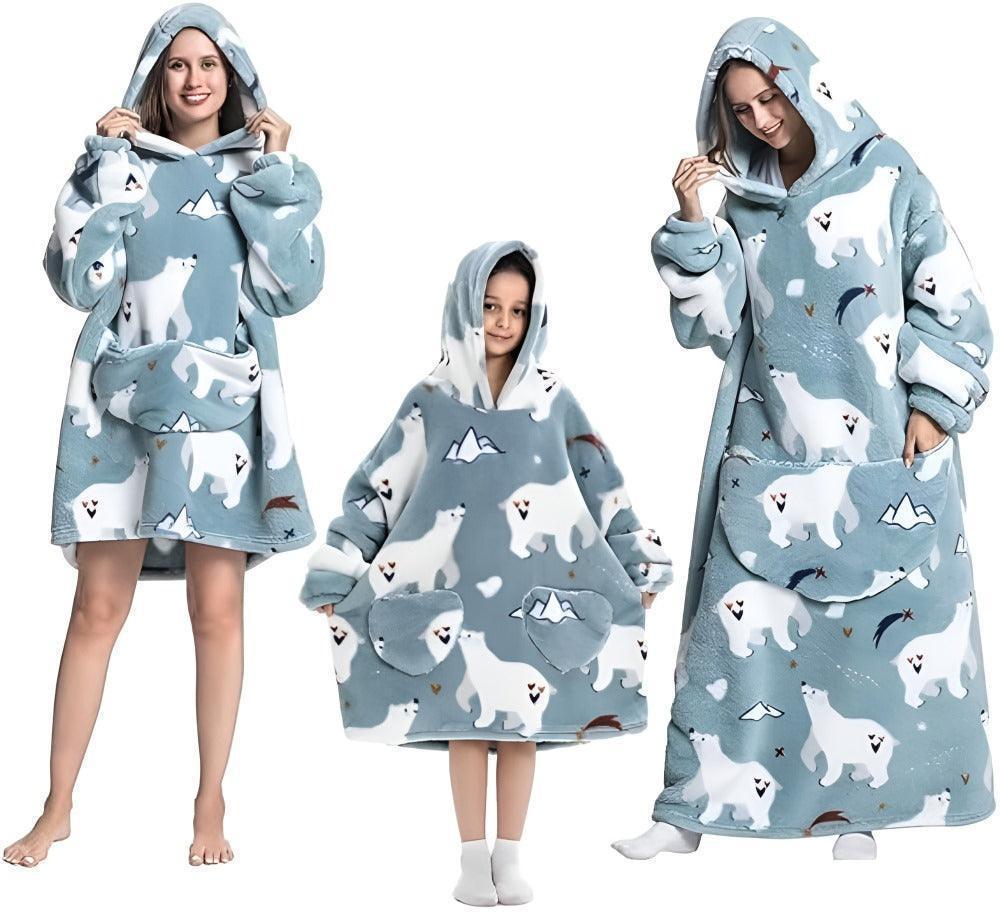 Shoodie | Oversized Hoodie Deken voor het hele gezin