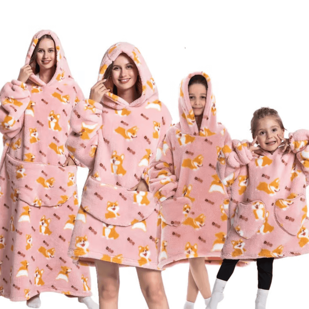 Shoodie | Oversized Hoodie Deken voor het hele gezin