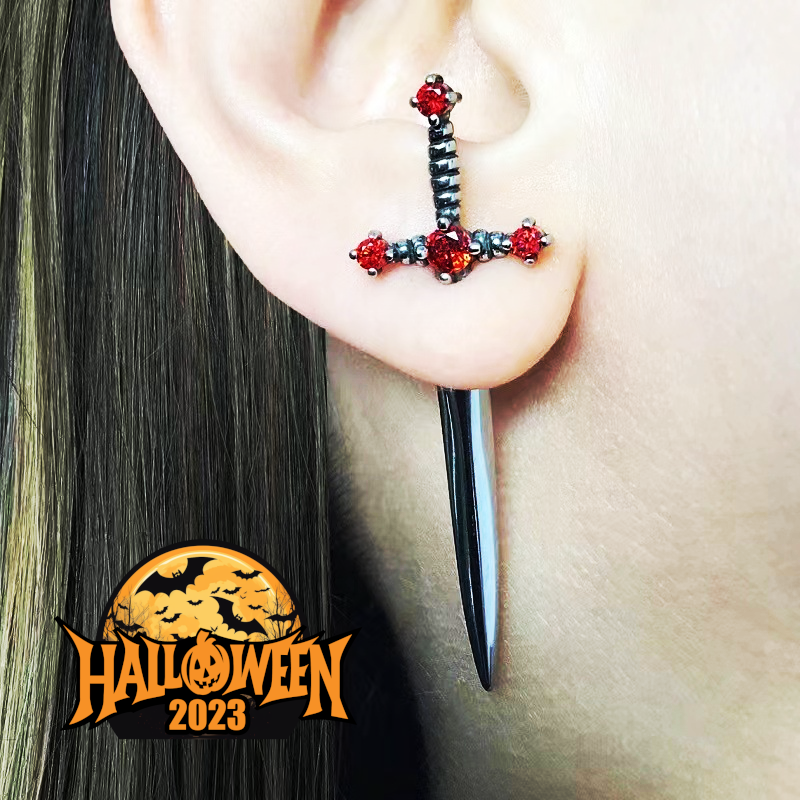 Halloween Dagger Earrings