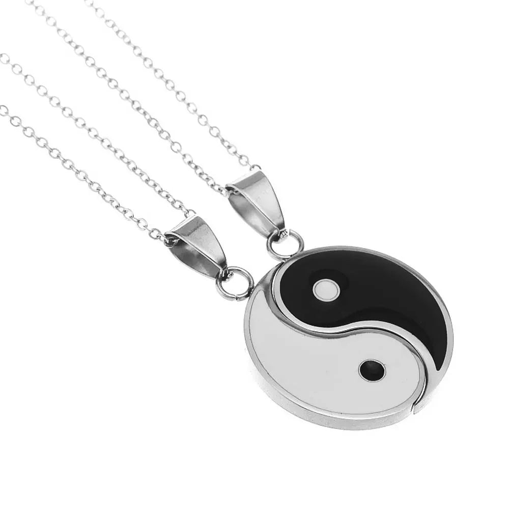 Yin-Yang Love Necklaces (Set of 2)