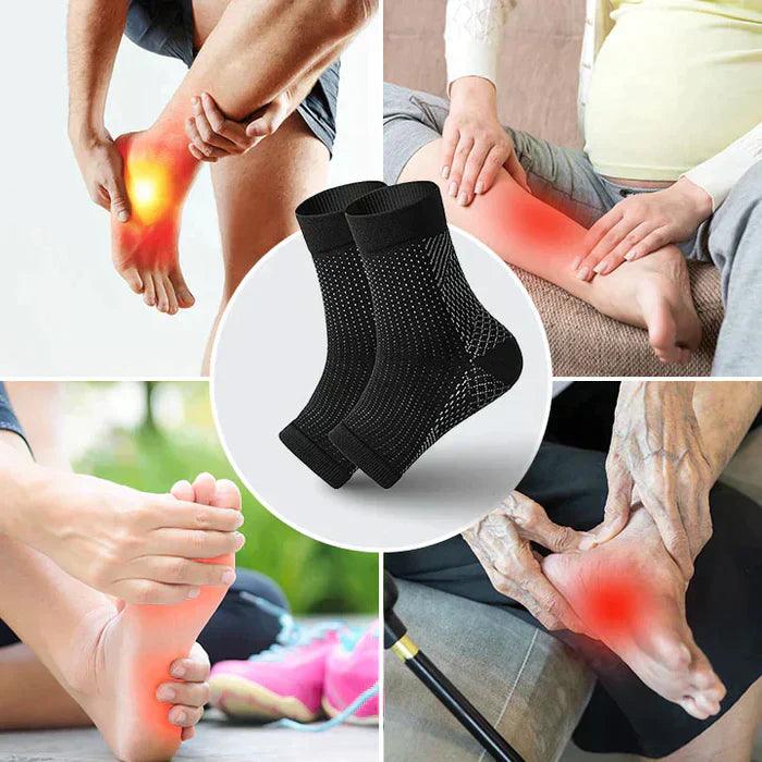 FlexiBrace- Neuropathie Sokken Enkelbeschermer | 1+1 GRATIS