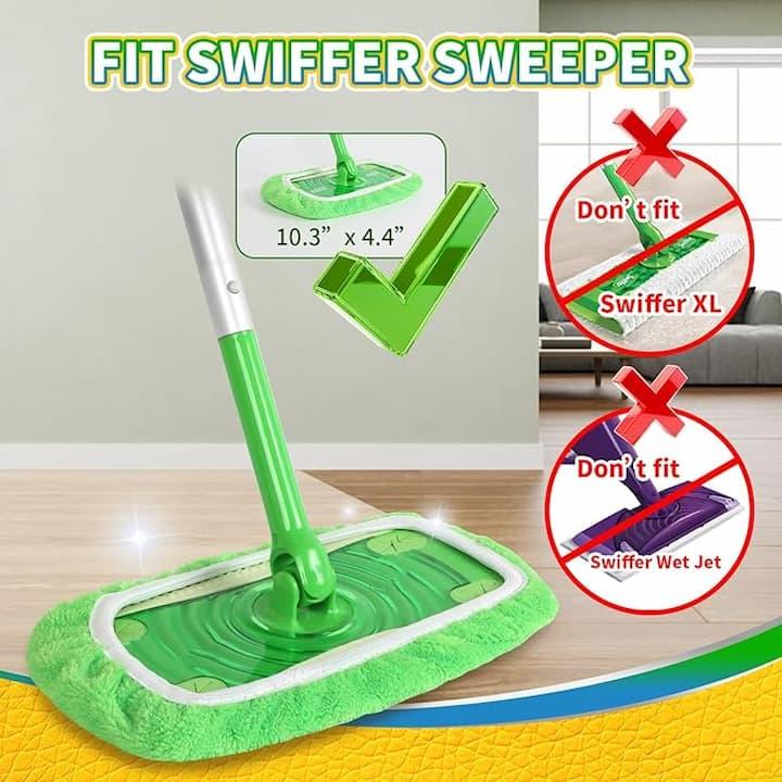 SweepEase Refill - Herbruikbare swiffer vloerschoondoekjes| 50% KORTING