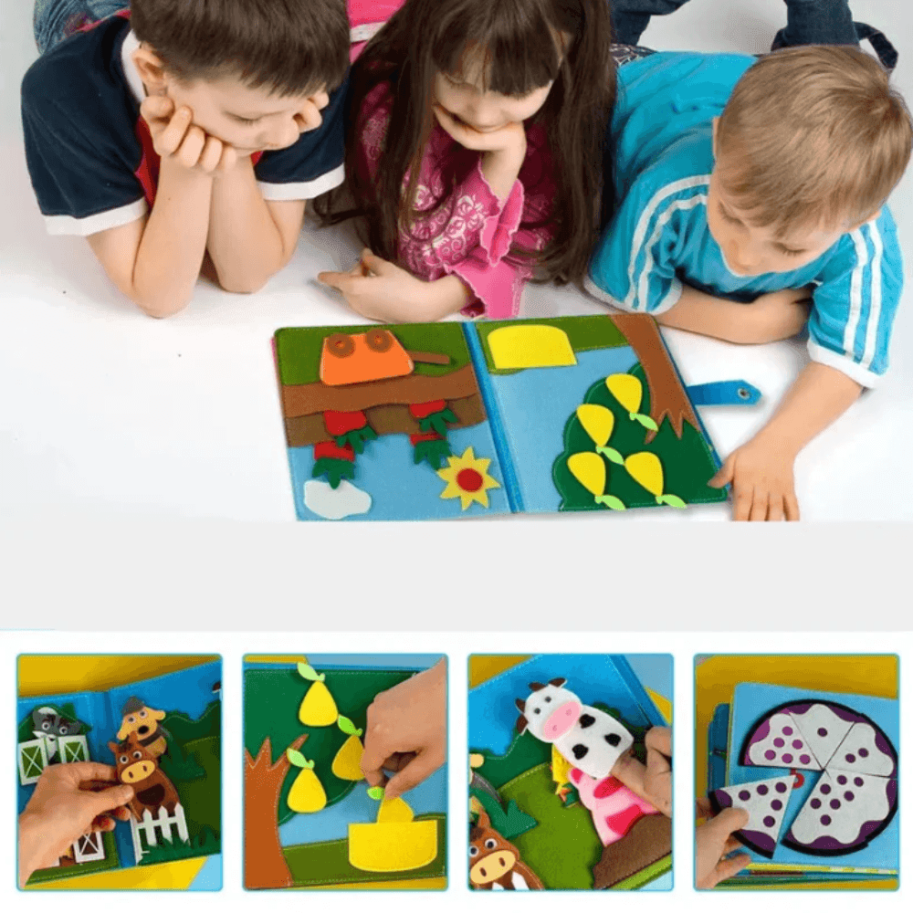 Vilten boerderij speelboek | Leerzaam en leuk